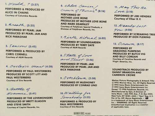 CD - Singles - Original Motion Picture Soundtrack
