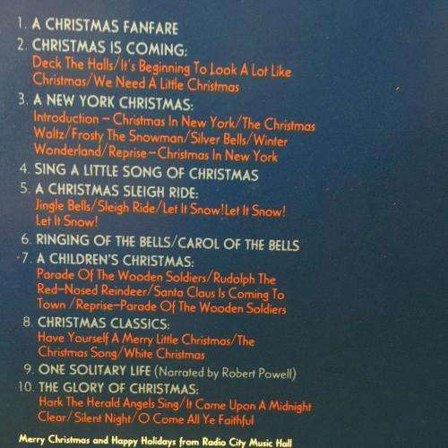 CD - Radio Music Hall Presents - Songs Of Christmas