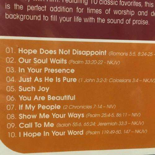 CD - Hope For Tomorrow - My Favorite Worship Songs (New Sealed)