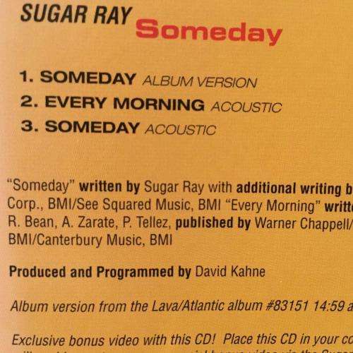 CD - Sugar Ray - Someday