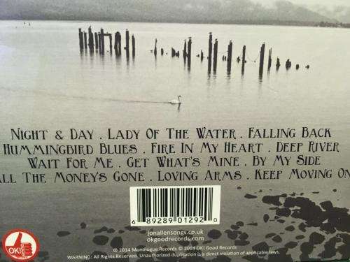 CD - Jon Allen - Deep River (Card Cover)