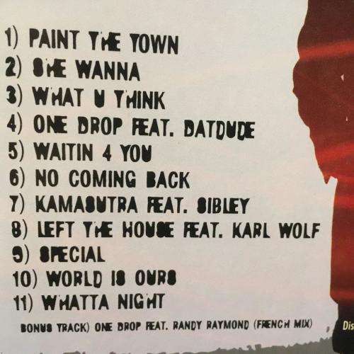 CD - Ricky - Paint The Town (Card Cover)