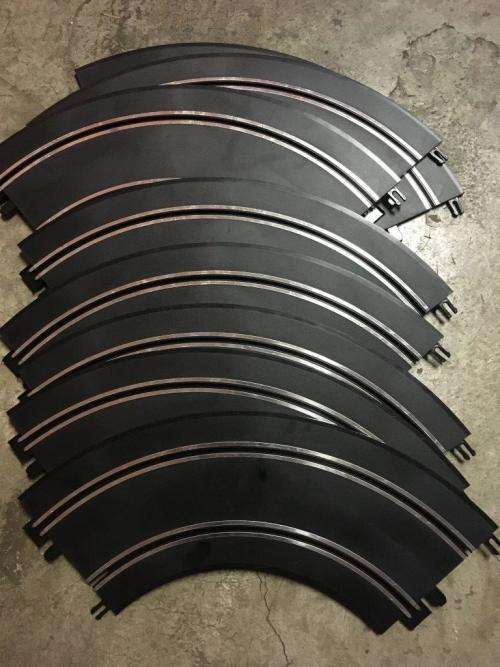 Job lot of 8 Scalextric "Start" Standard Corners Track 1:32 Scale