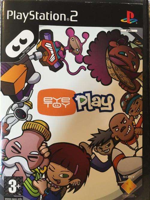PS2 - Eyetoy Camera  + 3 games & Eyetoy Chat lite
