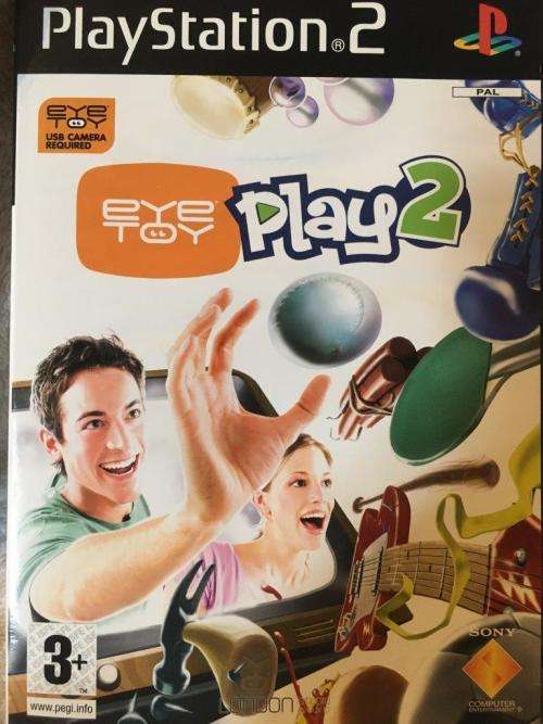 PS2 - Eyetoy Camera  + 3 games & Eyetoy Chat lite