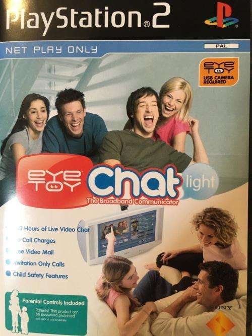 PS2 - Eyetoy Camera  + 3 games & Eyetoy Chat lite