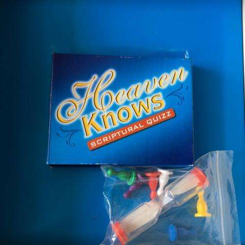Heaven Knows Scripture Quiz Board Game 1Cor. 10:31 (New Sealed)