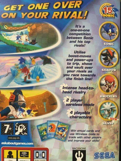 PSP - Sonic Rivals