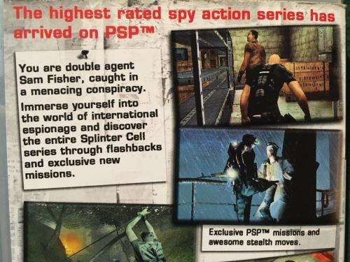 PSP - Tom Clancy`s Splinter Cell Essentials