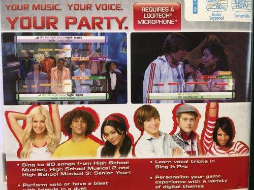 Wii - Disney`s Sing IT High School Musical 3 Senior Year