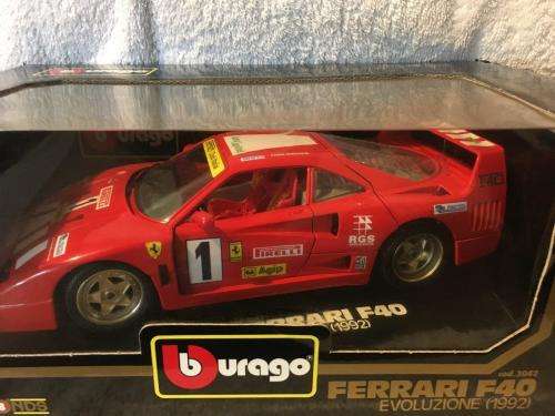Bburago - Ferrari F40 Evoluzione (1992) #1 (NOS) Made In Italy 1:18 Scale
