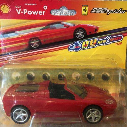 Shell V-Power 360 Spider Ferrari 1:38 Scale (never used in original packaging)