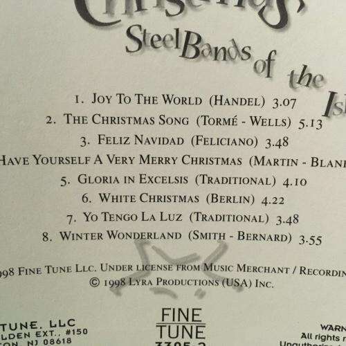 CD - Caribe Christmas - Steel Bands of The Islands