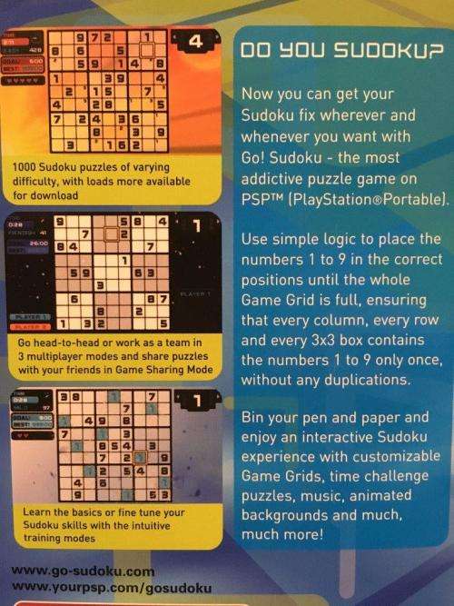 PSP - Go! Sudoku