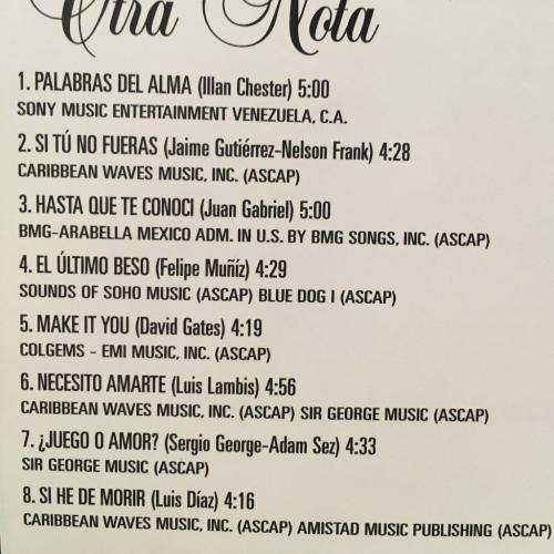CD - Marc Anthony - Otra Nota
