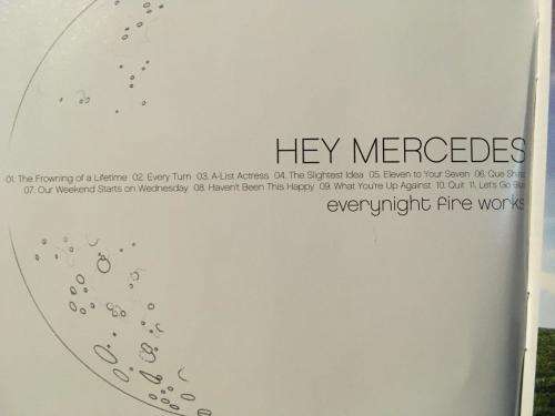 CD - Hey Mercedes - Everynight Fire Works