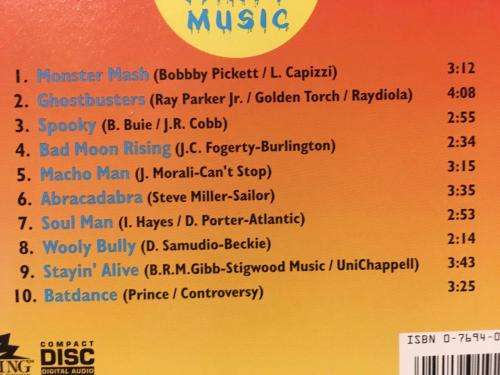 CD - Monster Mash Party Music