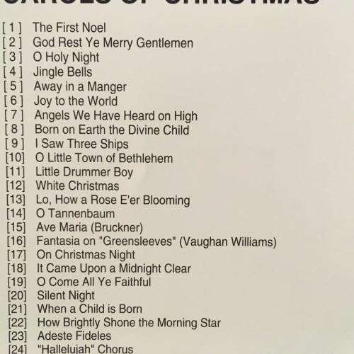 CD - Carols of Christmas