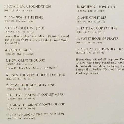 CD - O Worship The King - Instrumental Hymns