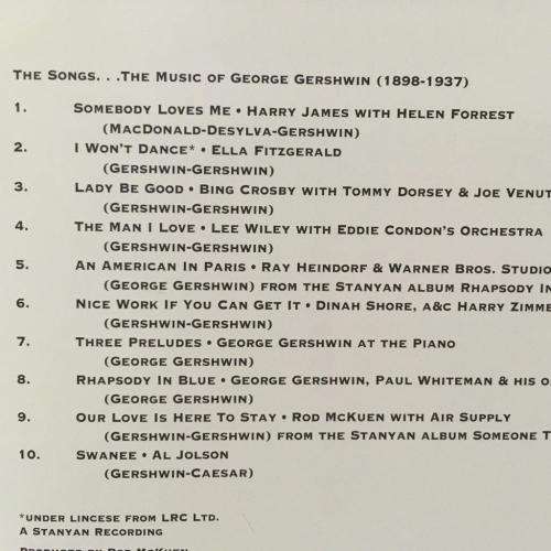 CD - George Gershwin - American Legends
