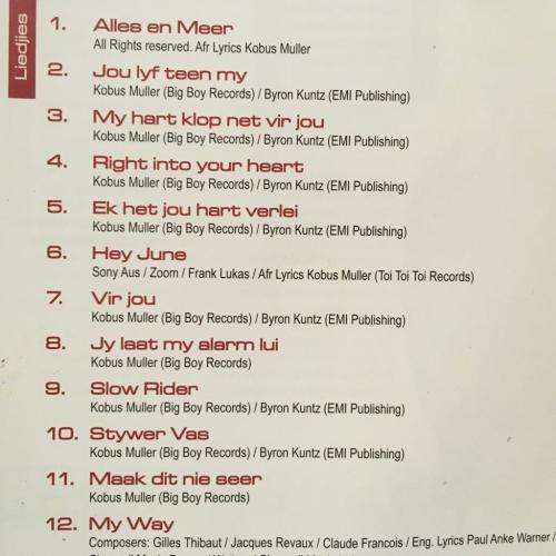 CD - Kobus Muller - Alles en Meer