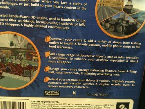 PC - Shopping Centre Tycoon