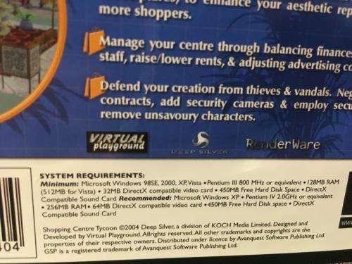 PC - Shopping Centre Tycoon