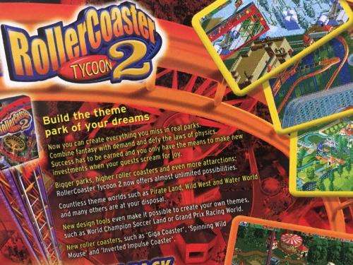 PC - Roller Coaster Tycoon 2 + Wacky Worlds Expansion Pack Double Game Pack