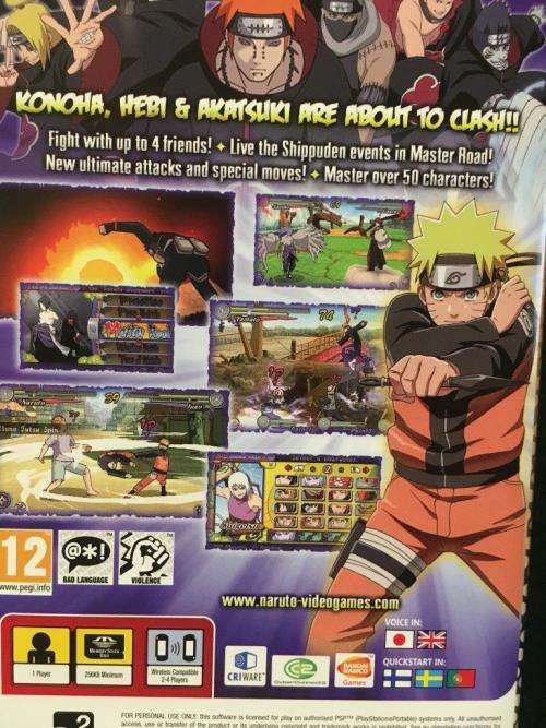 PSP - Naruto Shippuden Ultimate Ninja Heroes 3