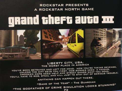 PS2 - Grand Theft Auto III - Platinum