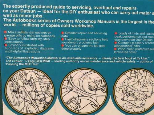 Autobooks - Datsun New Sunny, 210 Owners Workshop Manual