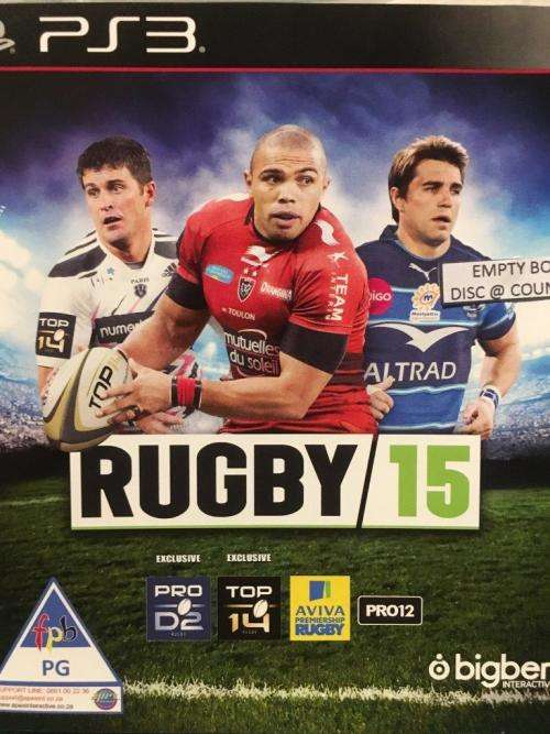 PS3 - Rugby 15