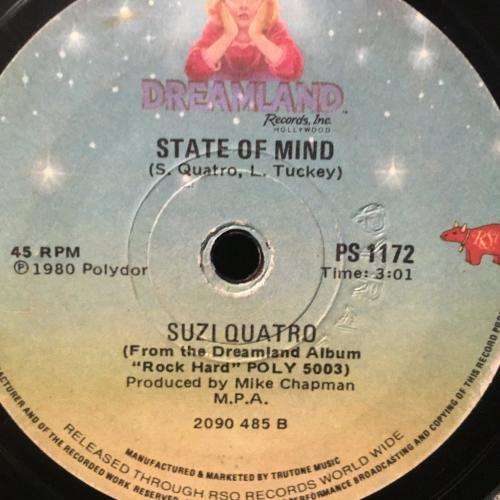 Seven Single - Suzi Quatro - Rock Hard / State Of Mind