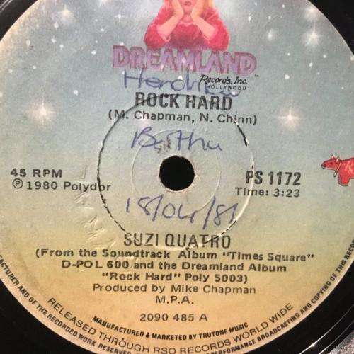 Seven Single - Suzi Quatro - Rock Hard / State Of Mind