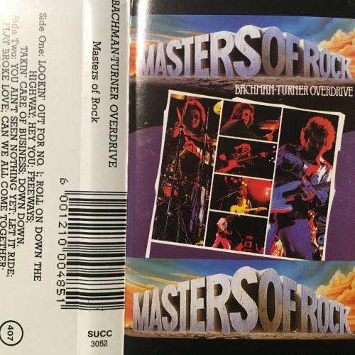 Cassette - Bachman Turner Overdrive - Masters of Rock