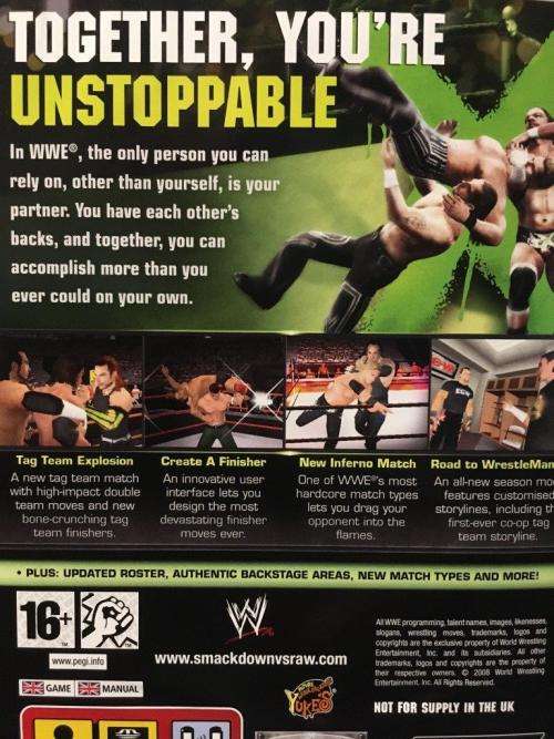 PSP - WWE SmackDown Vs Raw 2009