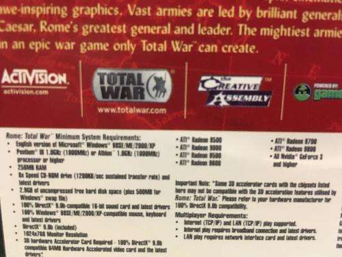 PC - Rome Total War