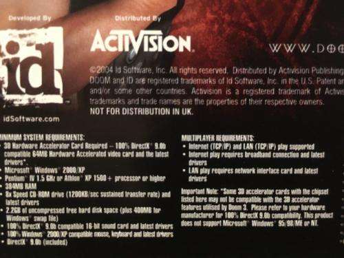 PC - Doom 3