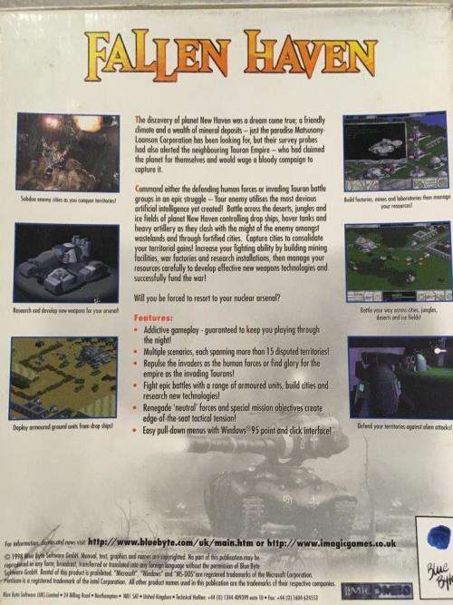 PC - Fallen Haven (Big Box Game Dos win 95 )