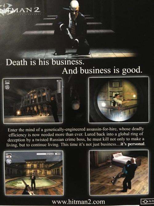 PS2 - Hitman 2 : Silent Assassin