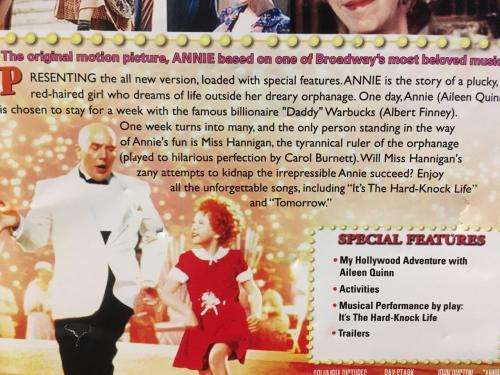 DVD - Annie - Special Anniversay Edition - Finney, Burnett, Tim Curry