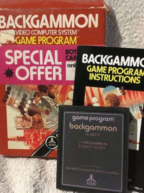 Atari - Backgammon - Boxed