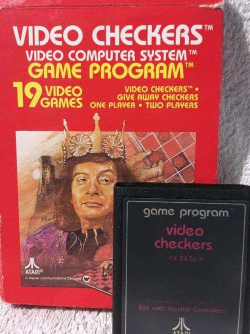 Atari - Video Checkers - Boxed