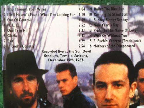 CD - U2 - 1-800 U2 Live