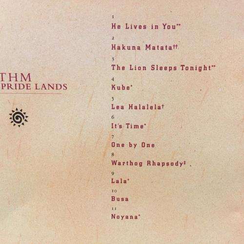 CD - Rhythm of the Pride - Music Inspired by Disneys The Lion King