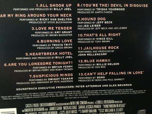 CD - Honeymoon In Vegas - Music From The Original Motion Picture Soundtrack