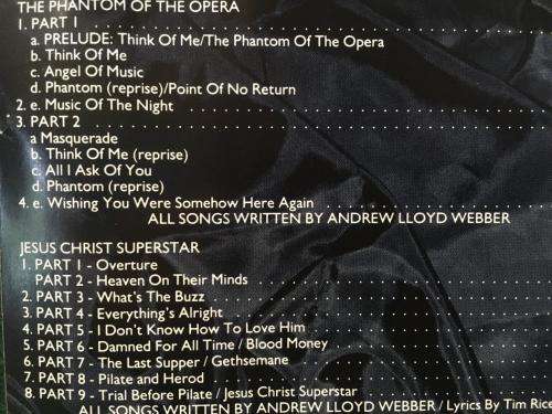 CD - Andrew Lloyd Webber - Classic Musicals - The Phantom of The Opera & Jesus Christ Superstar