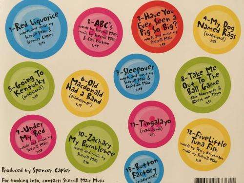 CD - Hi! My Name Is She` - Children`s Songs From The Button Factory