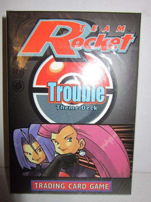 Pokemon Playing cards Team Rocket Trouble Theme Deck