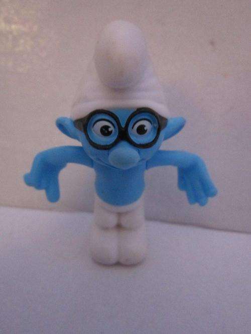 McDonalds Smurf large glasses 2011